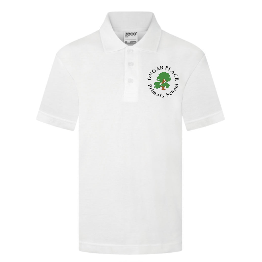 Ongar Place White Polo Shirt